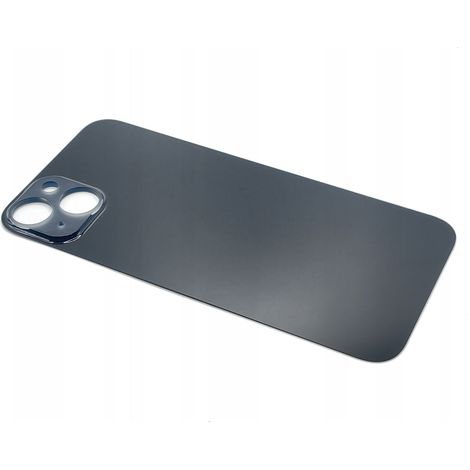 COVER POSTERIORE per Apple iPhone 14 Plus A2886 A2632 A2885 con foro grande, nera