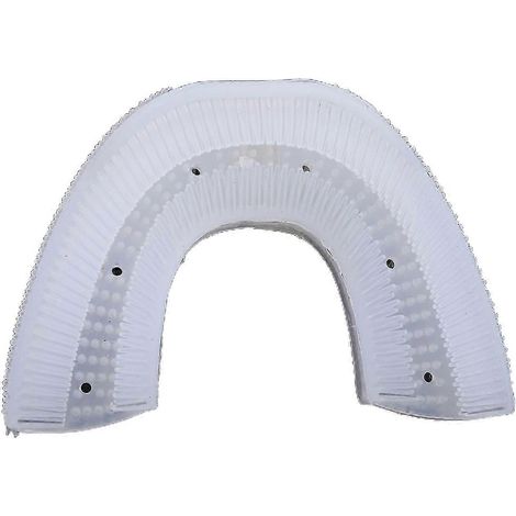 Tête de rechange en silicone transparent de type U pour brosse à dents automatique, ultrasonique et électrique. (1/5)