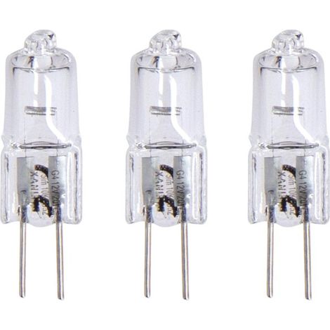 Confezione da 3 lampadine alogene, capsula G4, 375 lm, luce bianca calda, dimmerabili, XANLITE XANLITE (1/5)