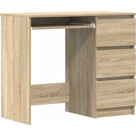 Maison Exclusive - Escritorio madera contrachapada color roble So (1/5)