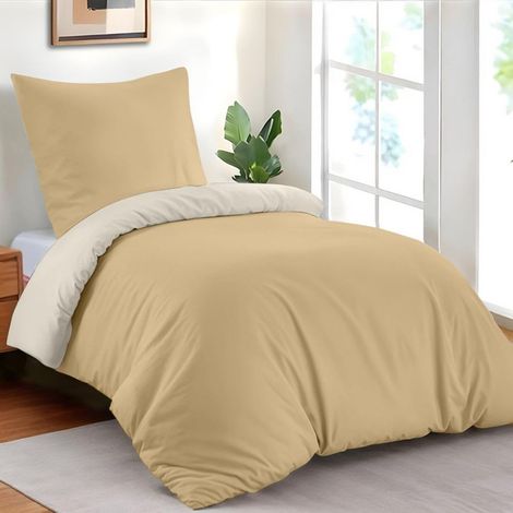 Housse de Couette 140x200 avec 1 Taie Oreiller 65x65 cm (1/5)