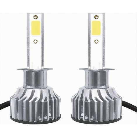 TRADE SHOP - Kit Lampadine Led Per Auto H1 Maxtech Y1-h1 38 Watt Luce Fredda 6000k 12v 9000lm - (1/2)