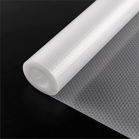 Tapis de tiroir 30 x 150 cm - Antidérapant - Film antidérapant à découper - Protection d'étagère d'armoire - Protection contre les rayures et l'humidité - Transparent (1/5)
