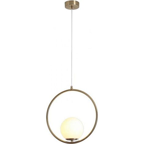 Lampadario A Sospensione Sfera Attacco G9 Moderno Bronzo (1/4)