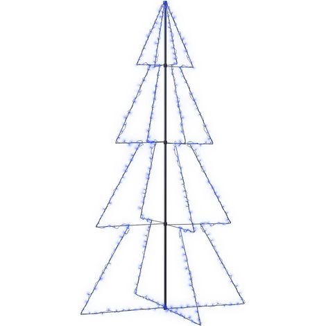 Weihnachtsbaum in Kegelform 360 LEDs Indoor Outdoor 143x250 cm vidaXL