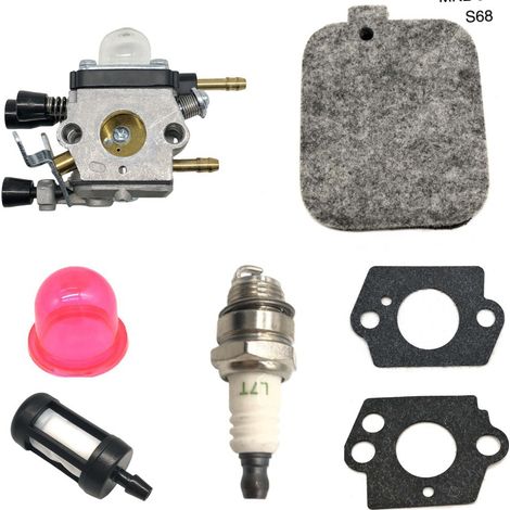 Carburateur compatible avec les souffleurs de feuilles BG85, BG55, BG46, BG45, BG65, SH55, SH85 909-021 (1/4)