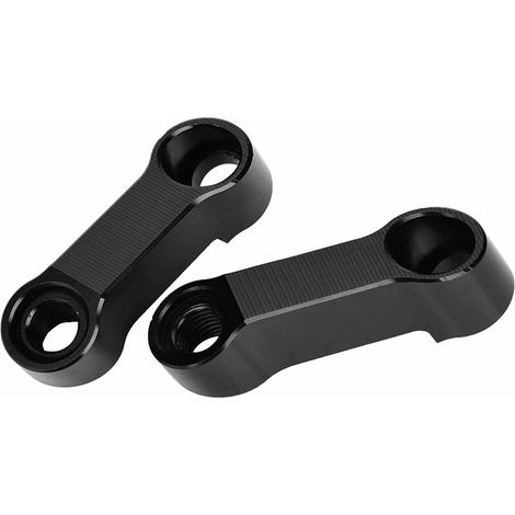 Adaptateurs D'extension de Montage de Rétroviseur pour Moto, 2 Pièces Filetées 10 Mm 8 Mm Kit Adaptateur de Rétroviseur de Moto Riser Mount Extender (1/5)