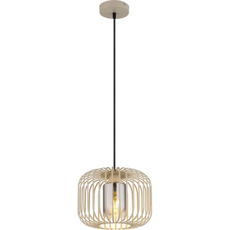 Globo - lámpara colgante - ALFRED - beige - metal - Ø 28cm - E27 (1/5)