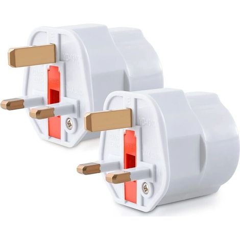 Adaptateur Prise Type G Compact Voyage France Vers Royaume Uni Compatible Multi Pays (1/4)