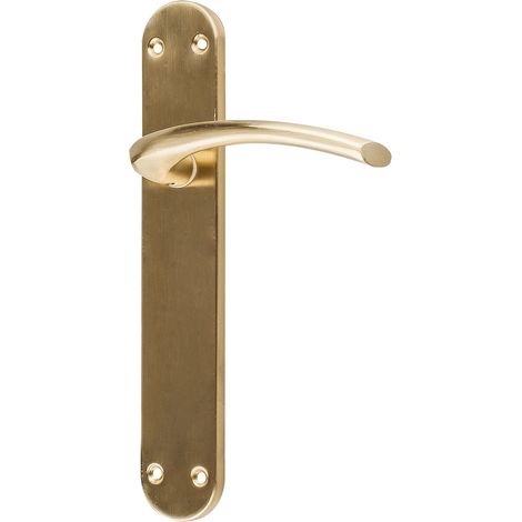 Gebogene Kurbel mit mattgoldenem Griff