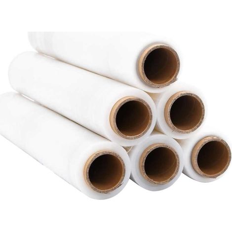 Film étirable 6 pcs transparent 23 μm 50 cm x 300 m