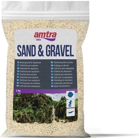 Set 6 pezzi Quarzo Bianco Avorio Finiss 0,1-0,7mm kg 2.: Quarzo Bianco Avorio Finissimo 0,1-0,7mm per acquari