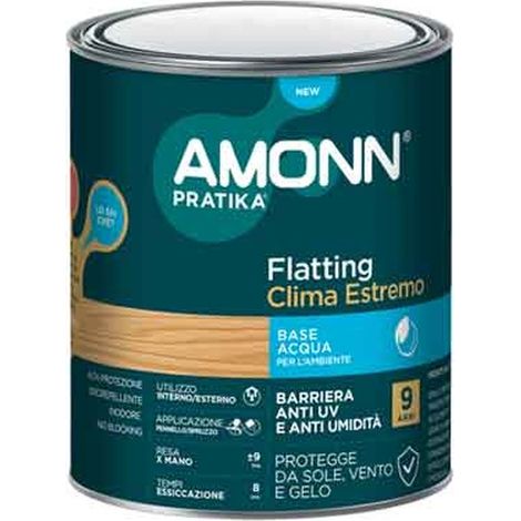 FLATTING PER ESTERNO ALL'ACQUA 'CLIMA ESTREMO' AMONN 0,75 lt - Lucido