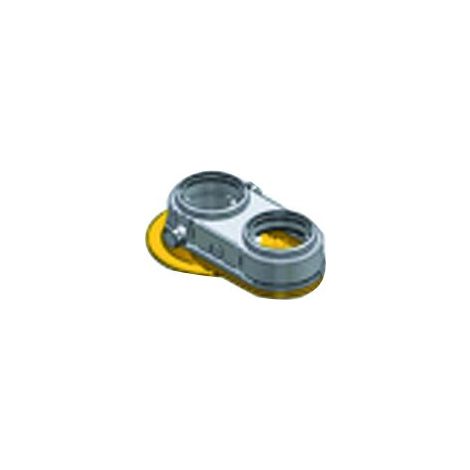Remeha Abgasanschluss exzentrisch, 2 x DN 100, für Quinta Ace 65-115, S101626