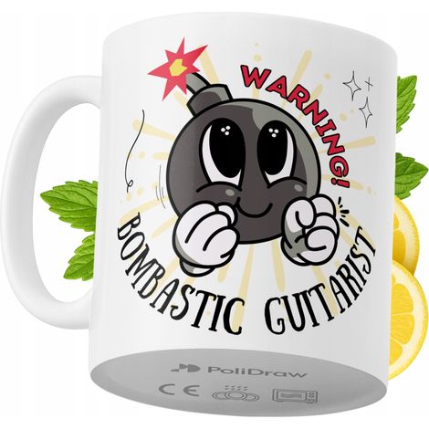 Tazza divertente e umoristica per chitarristi, ideale per caffè e tè, con grafica e testo spiritosi. Perfetta per compleanni, onomastici e festività. Tazza premium per occasioni speciali, ideale per c (1/5)