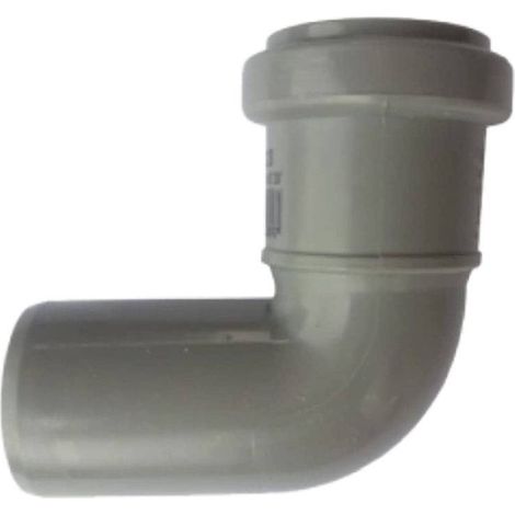 Valsir – Coude de raccordement pour douche DN 50 – Angle 87° – Polypropylène pour fluide jusqu'à 95°C – Raccord 2 avec étanchéité EPDM (1/2)