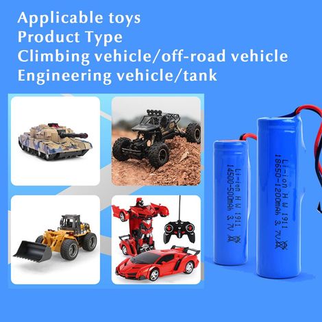 Batterie Li-ion rechargeable 3,7V pour voiture RC acrobatique (1/5)