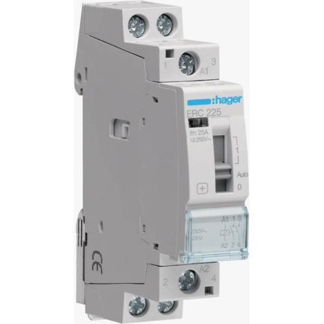 Contacteur à commande manuelle 25A, 2F, 230V - ERC225