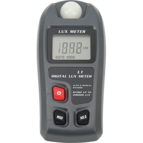 Compteur de lumière numérique, testeur d'éclairement, luxmètre, illuminomètre, arrêt automatique, écran LCD (1/5)