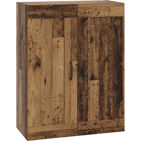 Wandschrank Altholz 69,5 x 34 x 90 cm Holzwerkstoff vidaXL (1/4)