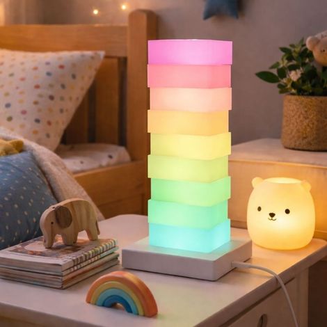 Lampada da tavolo LED a torre RGBW dimmerabile IP20