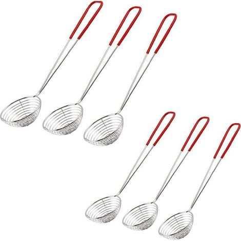 Passoire Inox Hotpot - Acier Inoxydable Résistant - Pour Légumes Viande Poisson - Set 6 Pièces (1/5)