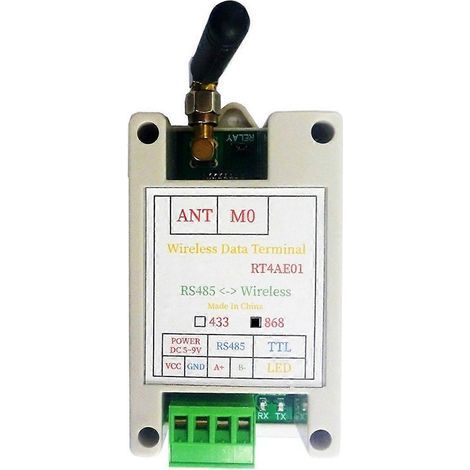 RT4AE01 868M Émetteur-récepteur sans fil Module de transmission de données série longue distance pour automate programmable et relais (1/5)