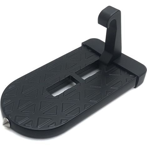 Serrure de porte en U avec marteau de sécurité pour SUV, pédale de porte de voiture pliable, repose-pied de véhicule avec marteau de sécurité, pour SUV et camping-car (1/4)