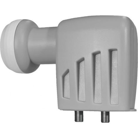 LNB Twin - Universel - 2 Sorties - Fréquence 10.70/12.75 GHz - Température -30°C à 60°C