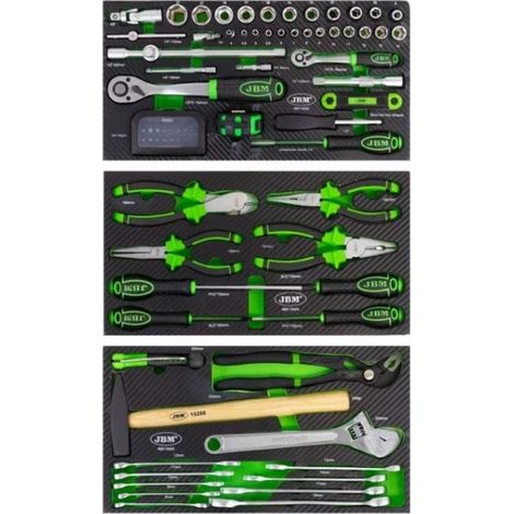 JBM 14327 Set di termoformati con utensili 97 Pz.