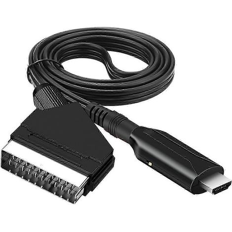 Câble SCART multifonctionnel vers HDMI, compatible avec les résolutions 720p et 1080p. (1/5)