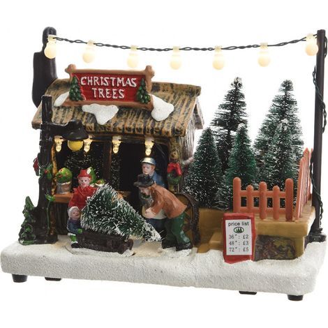 Village De Noël Led 3xaa 18x10,5x14,2cm (1/3)