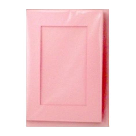 Biglietto di auguri + busta rosa chiaro 5 pezzi