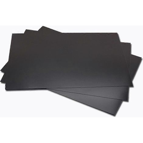 Lot de 5 pièces de matériaux magnétiques en caoutchouc pour bricolage : support adhésif pour tableau magnétique, bande magnétique et feuille magnétique. (1/5)