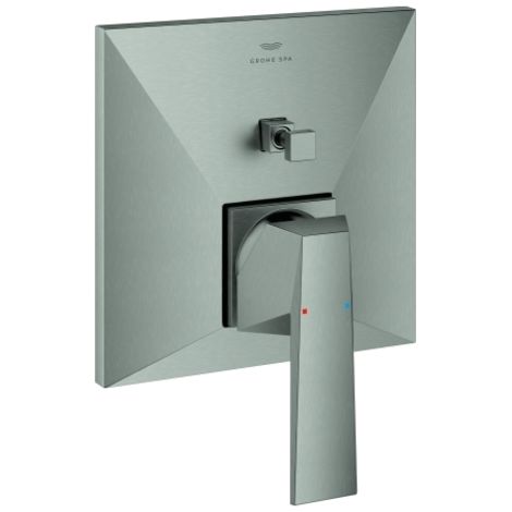 Grohe Allure Brilliant Miscelatore monocomando a 2 vie con deviatore Cromo spazzolato, 24279DC0 (1/2)