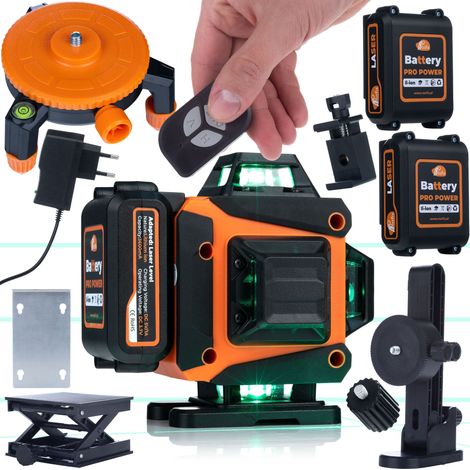 Rosfix Animal Pro Hawk RAPH 16L – Kreuzlinienlaser  16 Linien, USB-C, IP54, Li-Ion Batterie  Mit Fernbedienung, Stativ  Für Bau, Montage  Laser-Levelgerät