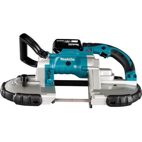 Sierra de cinta 18 V Li-Ion 4 Ah MAKITA - 2 baterías, cargador, maletín - DPB180RME (1/2)
