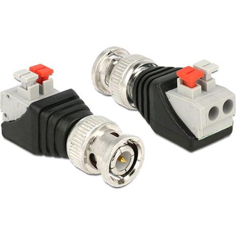 Adattatore Delock 65525 BNC a morsetto senza viti pulsante