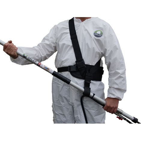 Dalep – Harnais de sécurité ajustable pour lances télescopiques – Réduit la fatigue – Maintien parfait – Pour travaux de peinture et nettoyage (1/5)