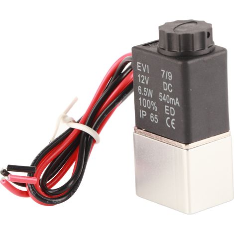 Électrovanne 2 voies à deux positions 2V025-06, normalement ouverte, stable et durable, 12 V CC