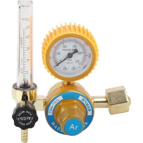 Argon-Gasregler aus ABS-Kupfer, vibrationsfest, Durchflussmesser, Druckminderer für WIG-Schweißen