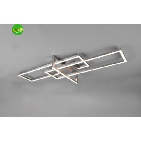 Plafoniera Salinas Trio Lighting 34W 4000K Cromo 100cm (1/2)