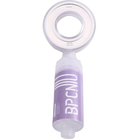 Pommeau de douche spa à la vitamine C et aux huiles essentielles avec douchette filtrante pour eau dure (parfum lavande) (1/5)