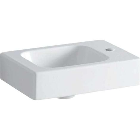 Geberit iCon lave-mains 38x28cm, blanc, avec trou pour