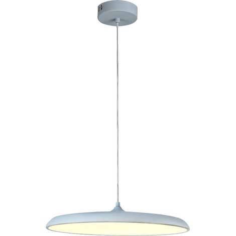 Lámpara colgante SATO, 15W, gris, Blanco cálido