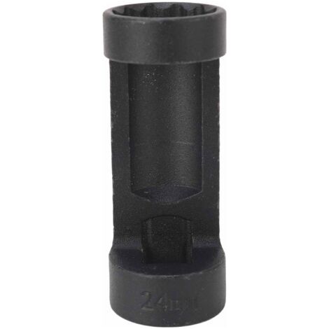 Douille pour écrou de jambe de force haute résistance efficace 12 points 81 mm Outil de démontage de jambe de force de suspension Ajustement universel pour voitures 24 mm/0,94 po (1/5)