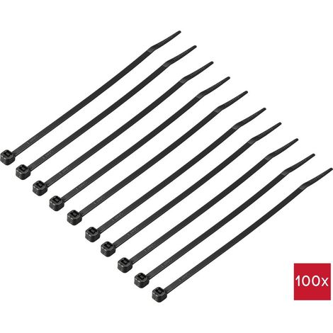 TRU COMPONENTS TC-12533320 Fascetta per cavi 150 mm 3.6 mm Nero 100 pz. (1/3)