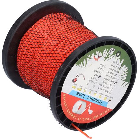 Runder Trimmerfaden aus Nylon, 2,4 mm Durchmesser, 1 lb (Ref. Trimmerfaden 095/2,4 mm 1 lb rund) (1/5)