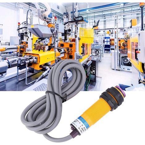 Lot de 10 interrupteurs photoélectriques JYIO à réflexion diffuse pour machines-outils E3F DS10C4 10-30 V CC (1/5)