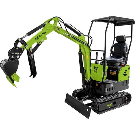 Miniescavatore diesel 7,8 kW 900kg  3 benne e attacco rapido ZIPPER ZI-MBG850DS5 (1/5)